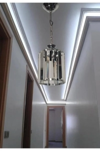 Tekli Y-15 Kristal Taşlı Top Tes. Elmas Avize